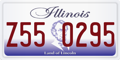 IL license plate Z550295