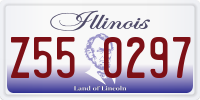 IL license plate Z550297