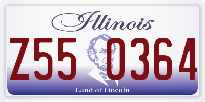 IL license plate Z550364
