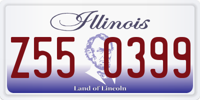 IL license plate Z550399