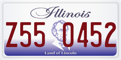 IL license plate Z550452