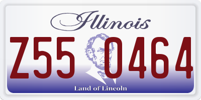 IL license plate Z550464
