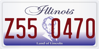 IL license plate Z550470