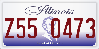 IL license plate Z550473