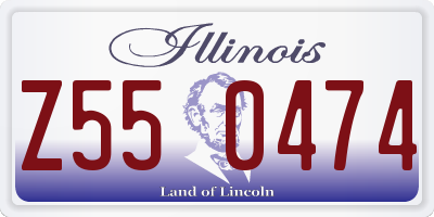 IL license plate Z550474