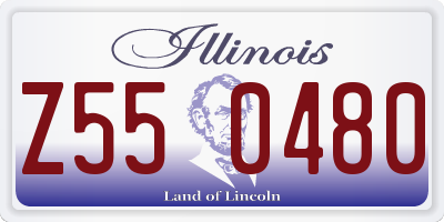 IL license plate Z550480