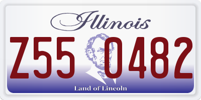 IL license plate Z550482