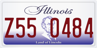 IL license plate Z550484