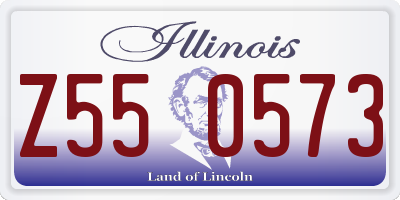 IL license plate Z550573