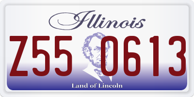 IL license plate Z550613