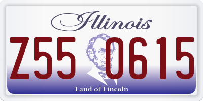 IL license plate Z550615