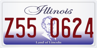 IL license plate Z550624