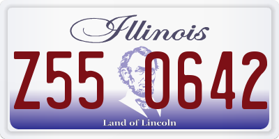 IL license plate Z550642