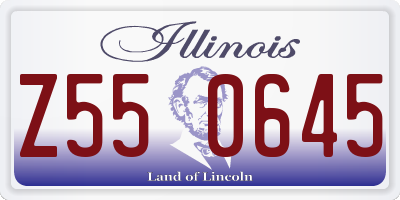 IL license plate Z550645