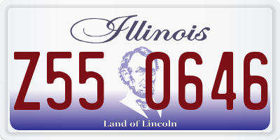 IL license plate Z550646