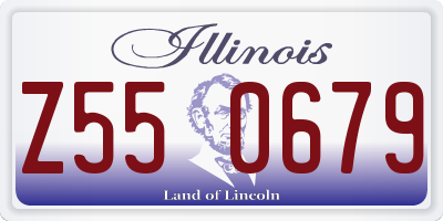 IL license plate Z550679