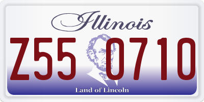 IL license plate Z550710
