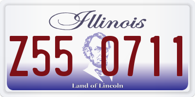 IL license plate Z550711