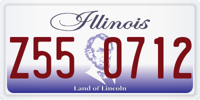 IL license plate Z550712