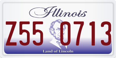 IL license plate Z550713