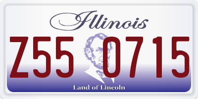 IL license plate Z550715