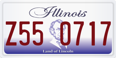 IL license plate Z550717