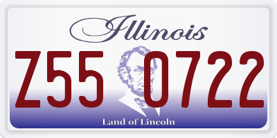 IL license plate Z550722