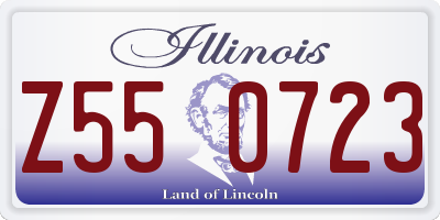 IL license plate Z550723