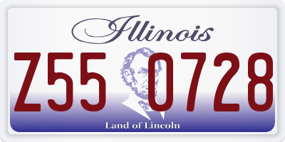 IL license plate Z550728