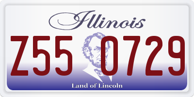 IL license plate Z550729