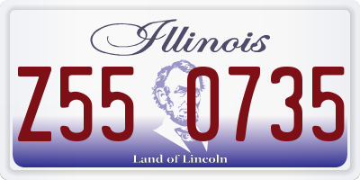 IL license plate Z550735