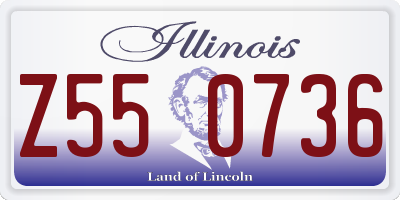 IL license plate Z550736