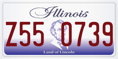 IL license plate Z550739