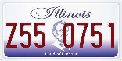 IL license plate Z550751