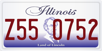 IL license plate Z550752