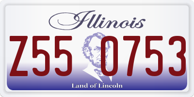 IL license plate Z550753