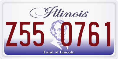 IL license plate Z550761
