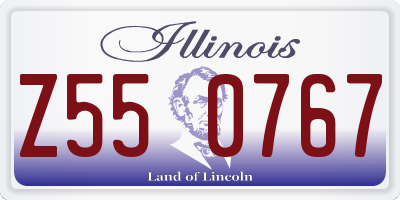 IL license plate Z550767