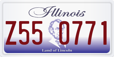 IL license plate Z550771