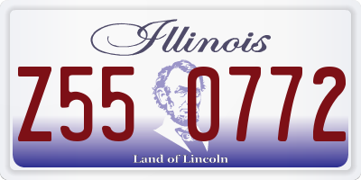 IL license plate Z550772