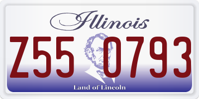 IL license plate Z550793