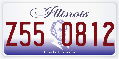 IL license plate Z550812