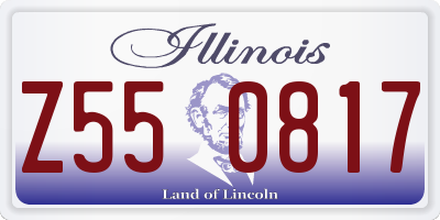 IL license plate Z550817