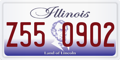 IL license plate Z550902
