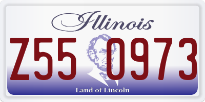 IL license plate Z550973