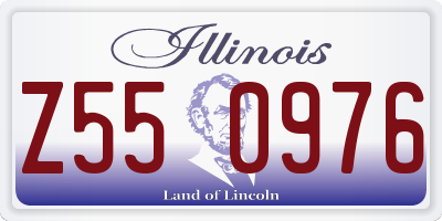 IL license plate Z550976