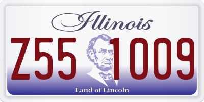 IL license plate Z551009