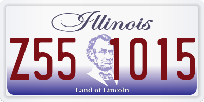IL license plate Z551015