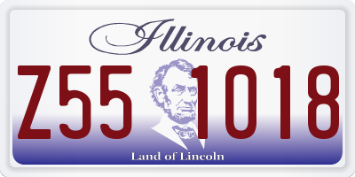 IL license plate Z551018