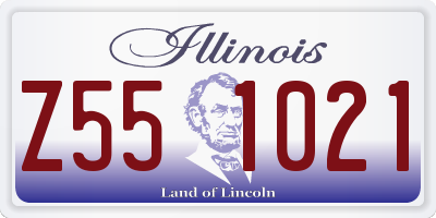 IL license plate Z551021